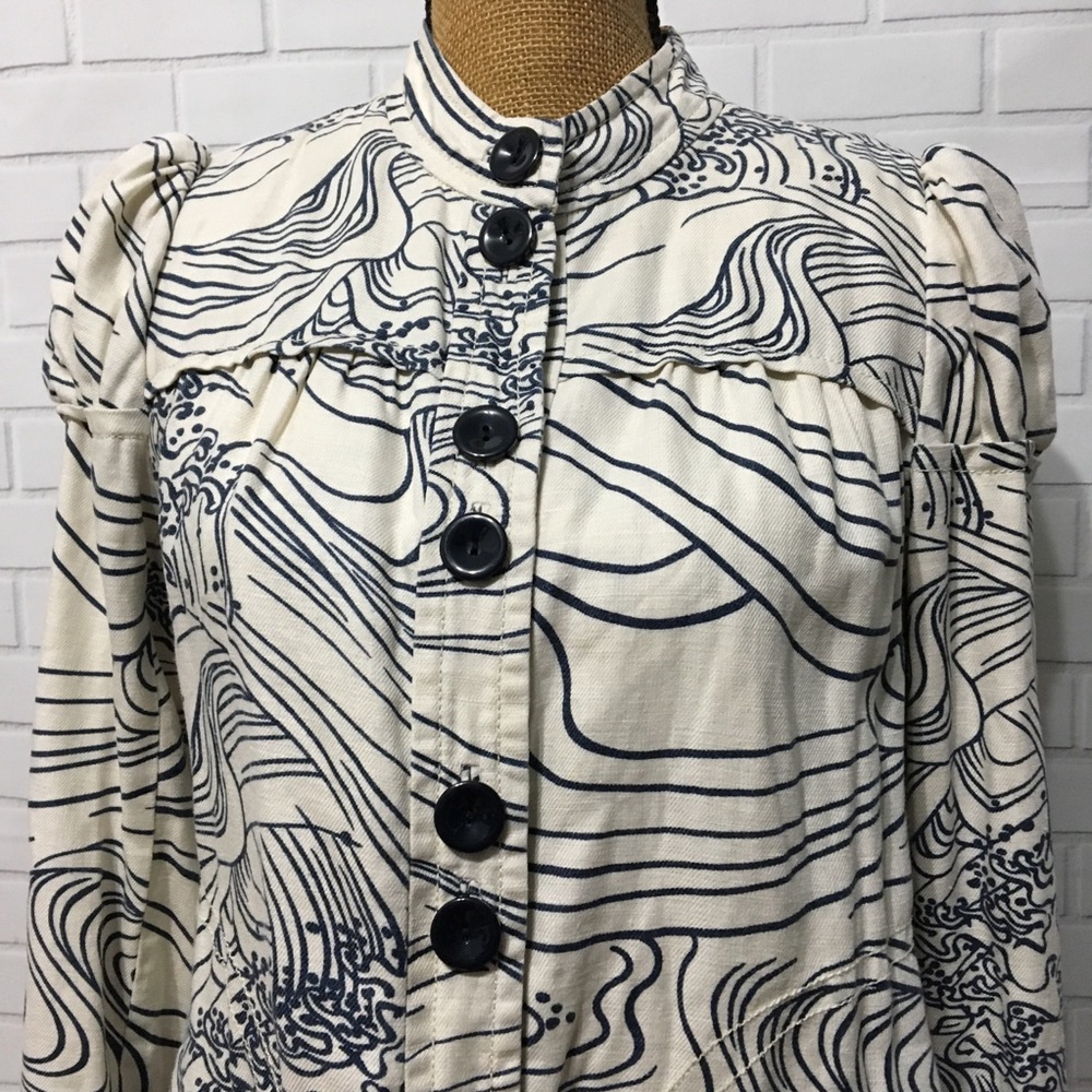 Elevenses Anthro Rare Lightweight Coat Sz. 8